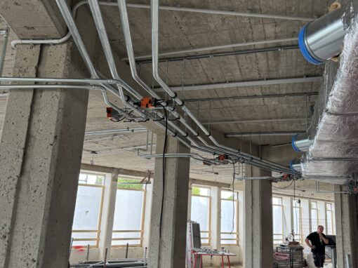 Cv-installaties onder het plafond 3